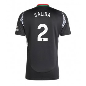 Arsenal William Saliba #2 Borte skjorte 2024-25 Kortermet